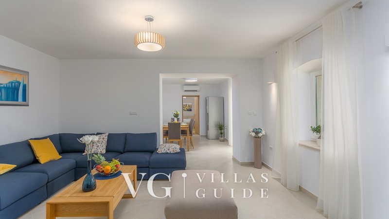 Villa Corticum Otium Wohnzimmer