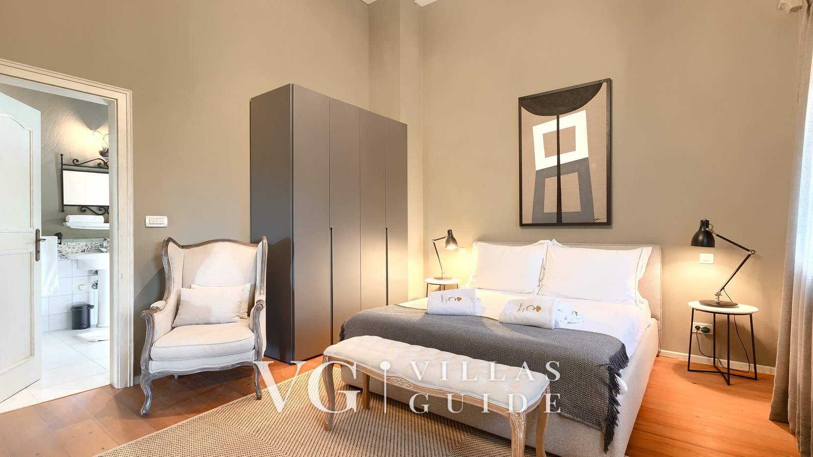 Stancija Čabrunići Spavaća soba