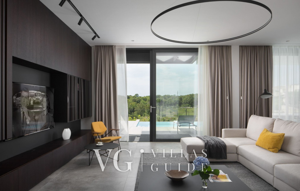 Villa Noble with outdoor and indoor pool Living room