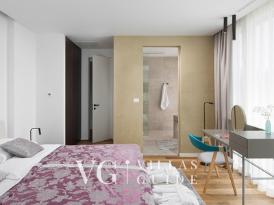 Villa Noble with outdoor and indoor pool Bedroom