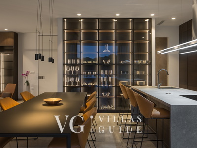 Villa Noble with outdoor and indoor pool Kitchen