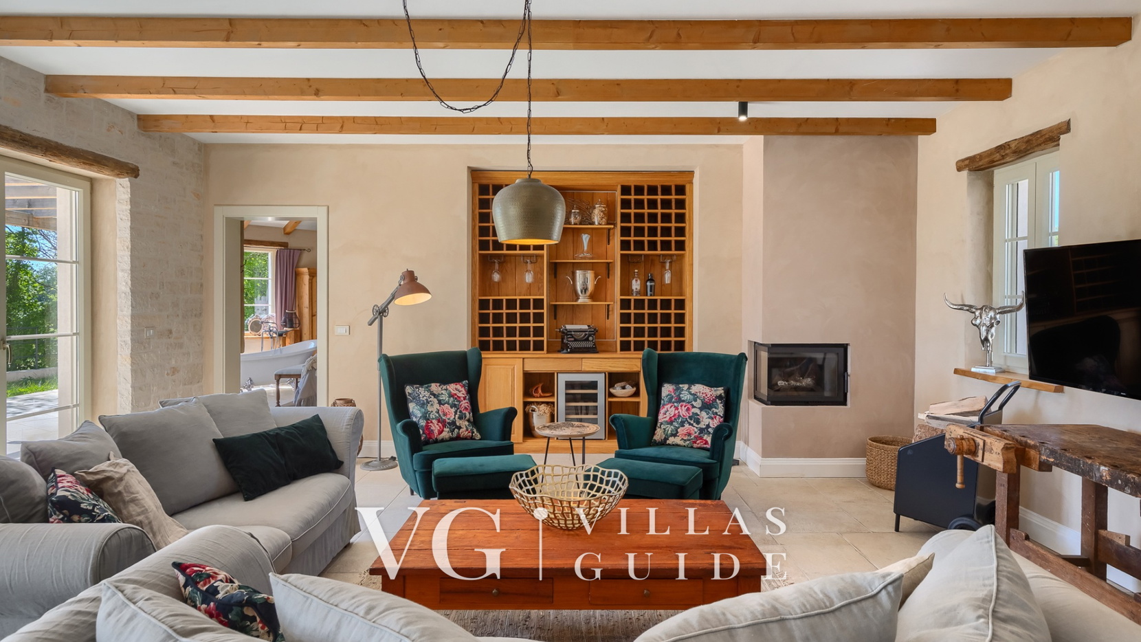 Villa Rapavel Wohnzimmer