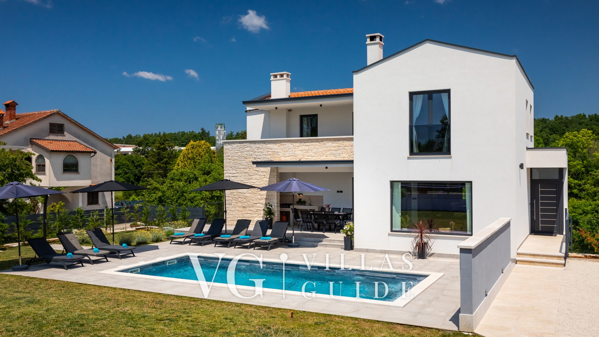 Villa Nona Garten und Außenbereich