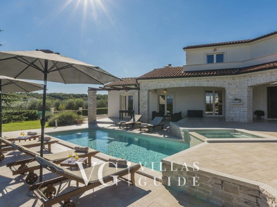 Villa Melli with pool, Whirlpool and panoramic View Piscina