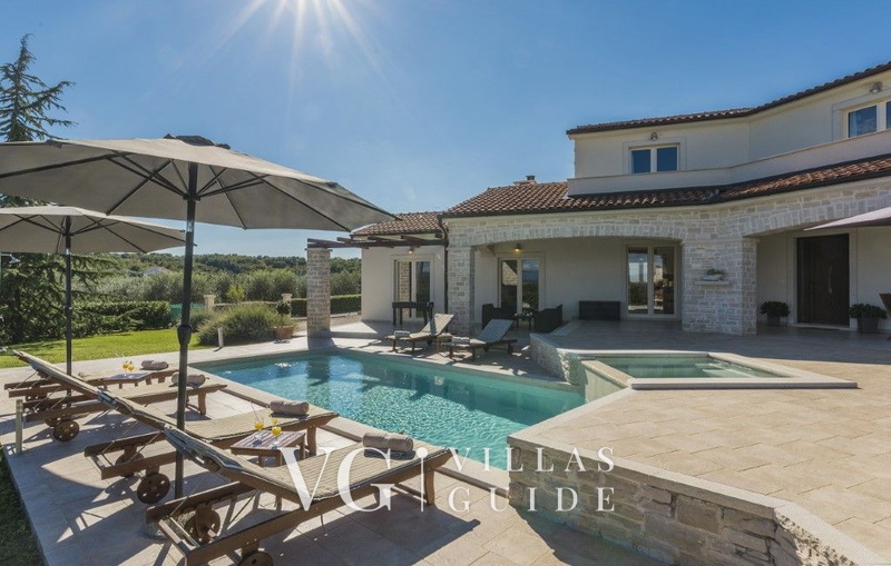 Villa Melli with pool, Whirlpool and panoramic View Pool