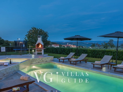 Villa Melli with pool, Whirlpool and panoramic View Piscina