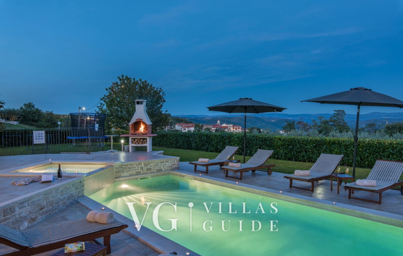 Villa Melli with pool, Whirlpool and panoramic View Pool