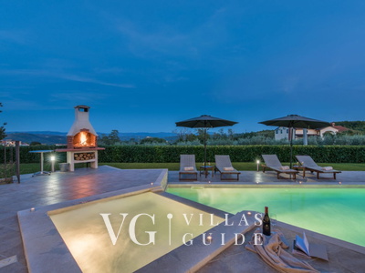 Villa Melli with pool, Whirlpool and panoramic View Piscina
