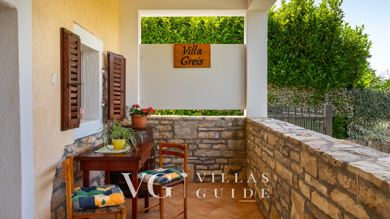 Villa Greis Garden and property exterior