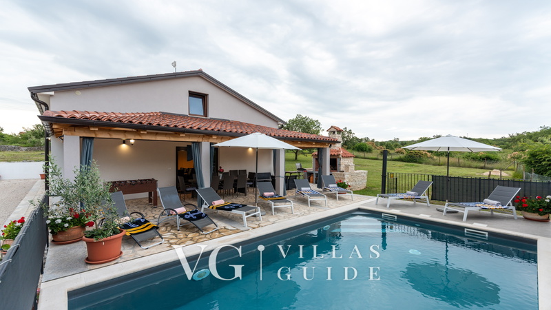 Villa Bibali Istra Dvorište i vanjski dio objekta