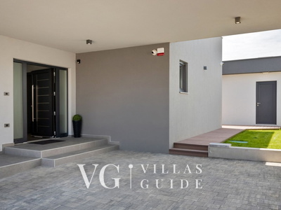 Villa Nea Garden and property exterior