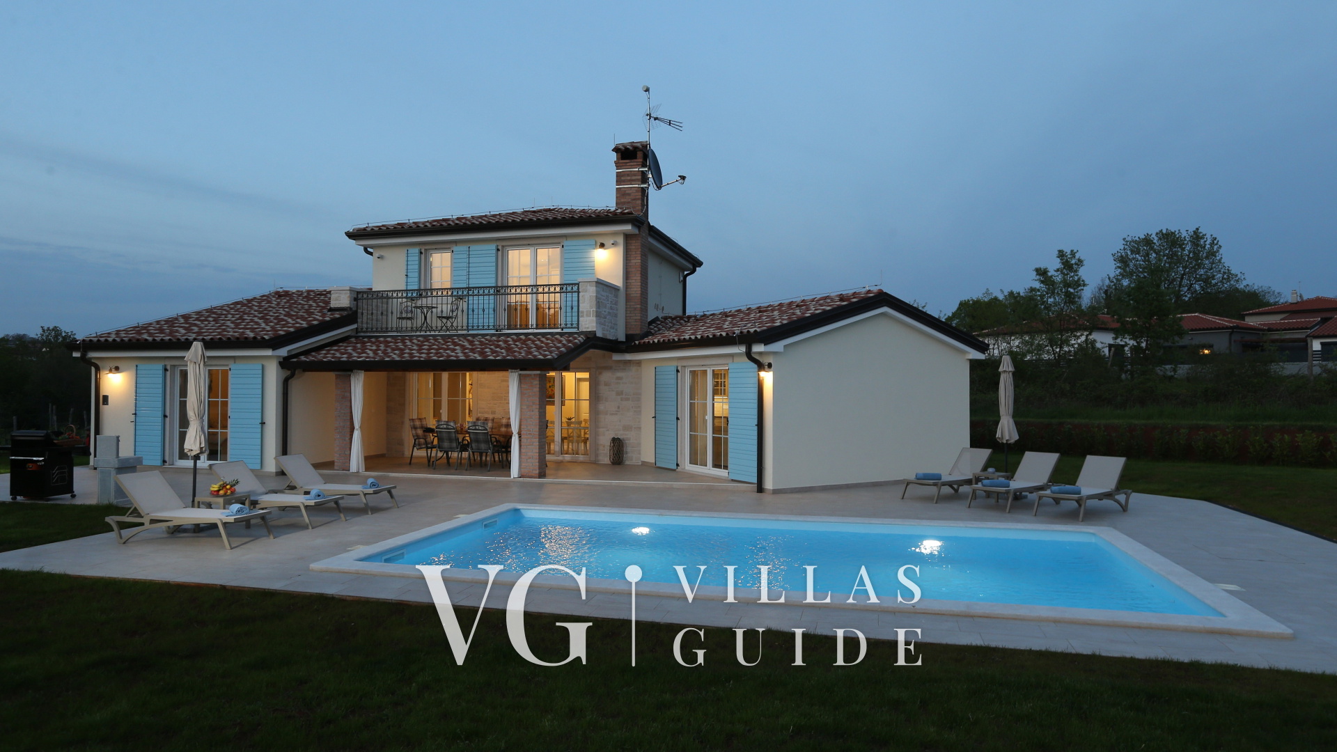Villa La Graziosa Garden and property exterior