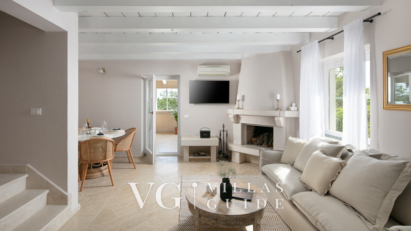 Comfort Residence Pietre d'Istria with shared pool Living room