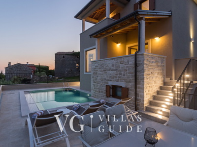 Villa Škarline Garden and property exterior