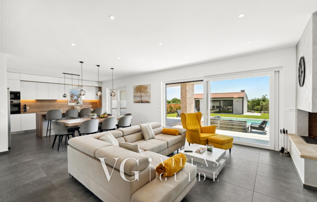 Villa Brtonigla Wohnzimmer