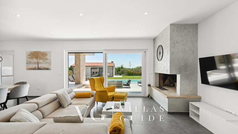 Villa Brtonigla Wohnzimmer