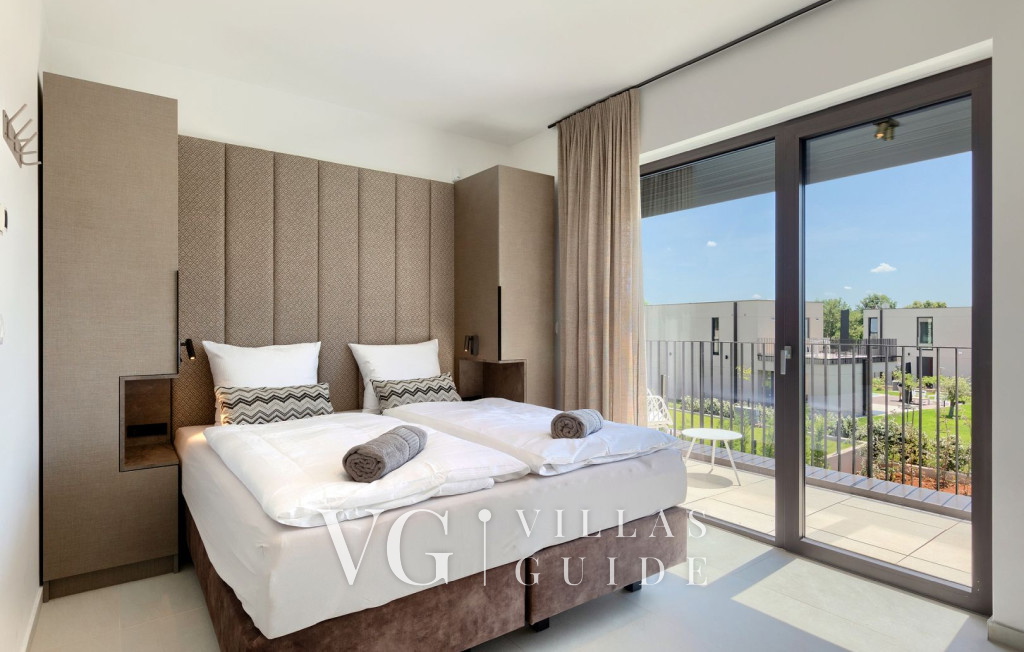 Villa Rosalie with Sauna & Pool Schlafzimmer