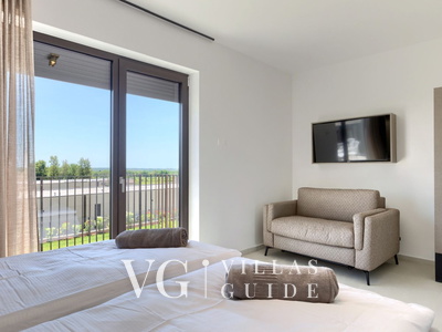 Villa Rosalie with Sauna & Pool Schlafzimmer