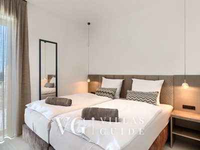 Villa Rosalie with Sauna & Pool Schlafzimmer