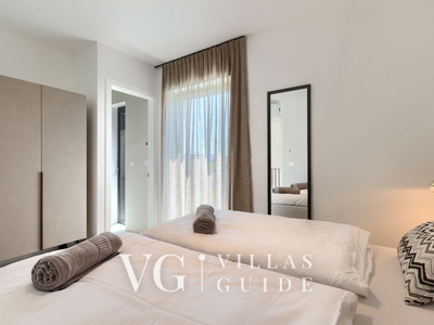 Villa Rosalie with Sauna & Pool Schlafzimmer