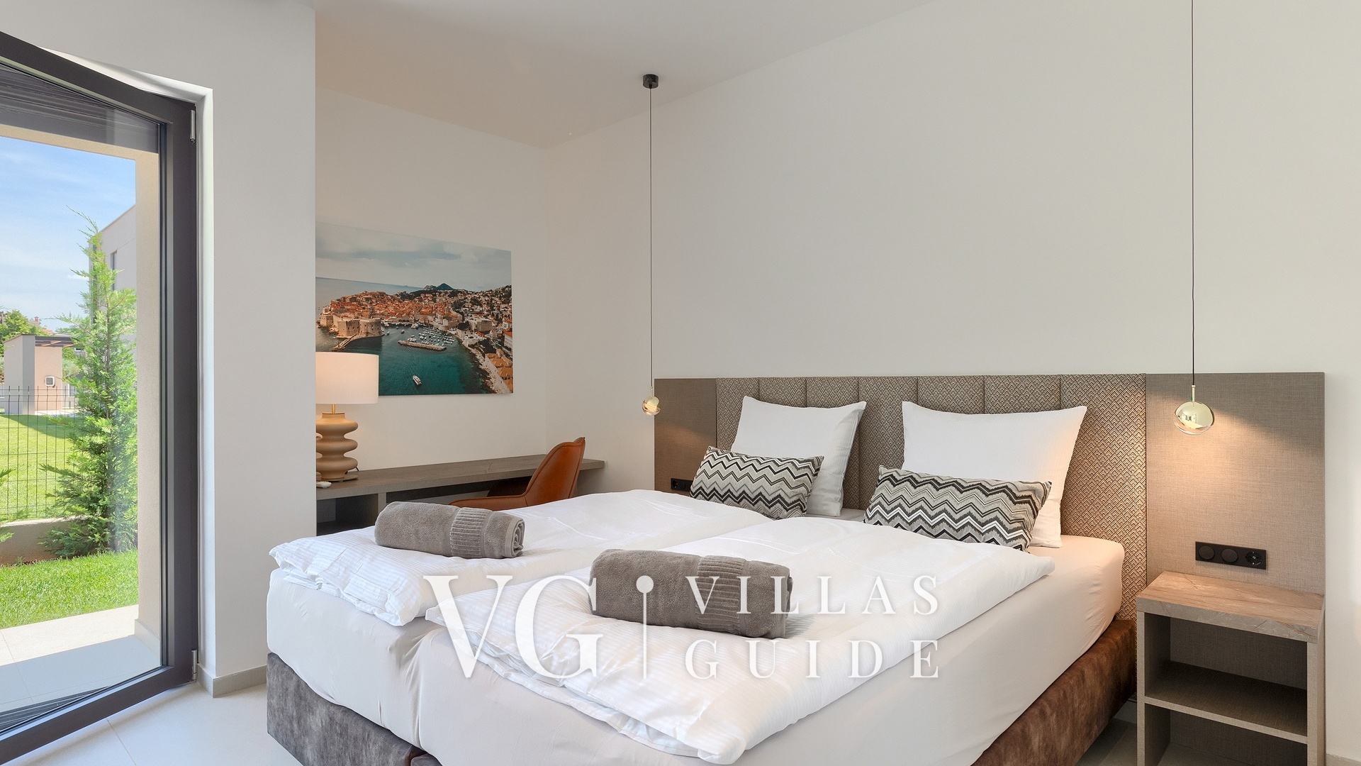 Villa Rosalie with Sauna & Pool Bedroom