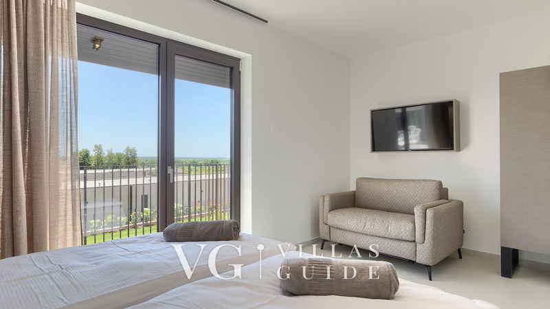 Villa Rosalie with Sauna & Pool Schlafzimmer