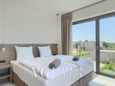 Villa Rosalie with Sauna & Pool Bedroom