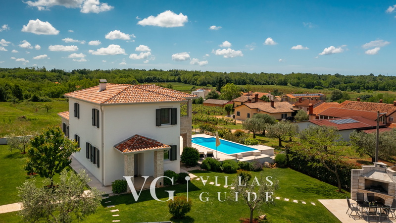 Villa Marika Garden and property exterior