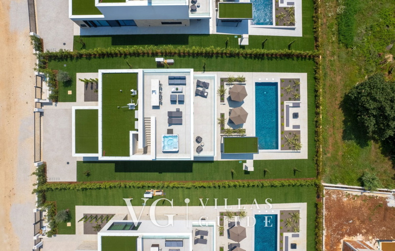 Villa Parenzo II Dvorište i vanjski dio objekta