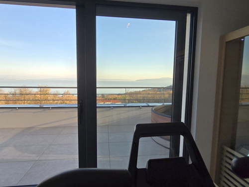 Casa Fani with seaview & pool & wellness