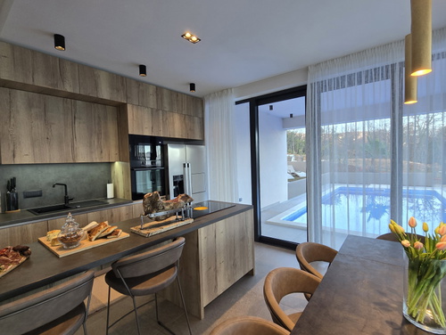 Casa Fani with seaview & pool & wellness