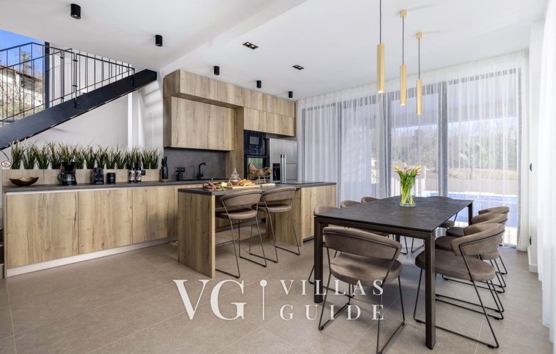 Casa Fani with seaview & pool & wellness Kitchen