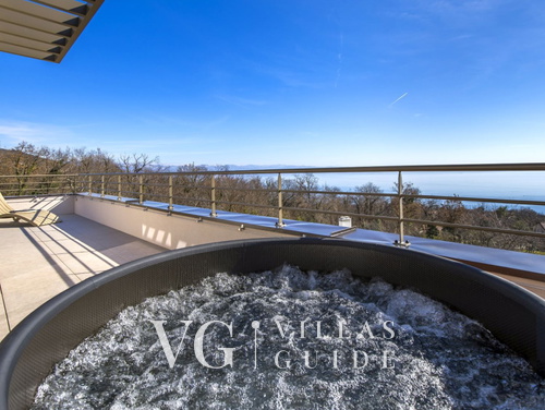 Casa Fani with seaview & pool & wellness