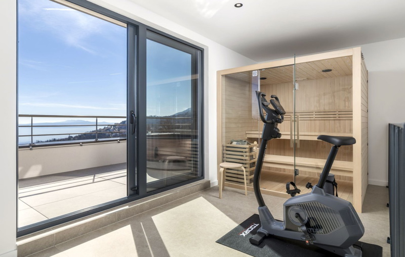 Casa Fani with seaview & pool & wellness