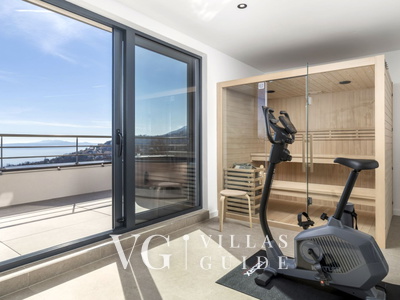 Casa Fani with seaview & pool & wellness