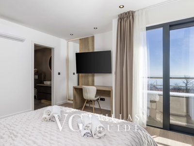 Casa Fani with seaview & pool & wellness Bedroom