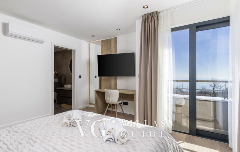 Casa Fani with seaview & pool & wellness Bedroom