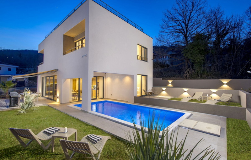 Casa Fani with seaview & pool & wellness