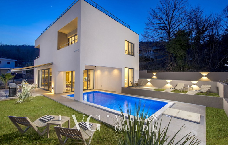 Casa Fani with seaview & pool & wellness Garden and property exterior