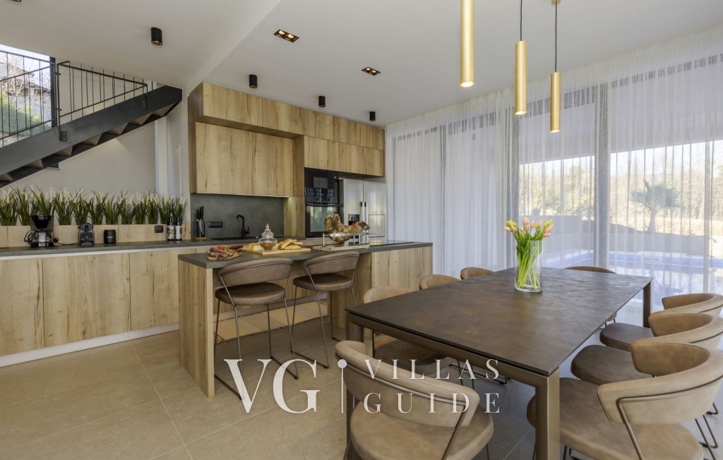 Casa Fani with seaview & pool & wellness Kitchen