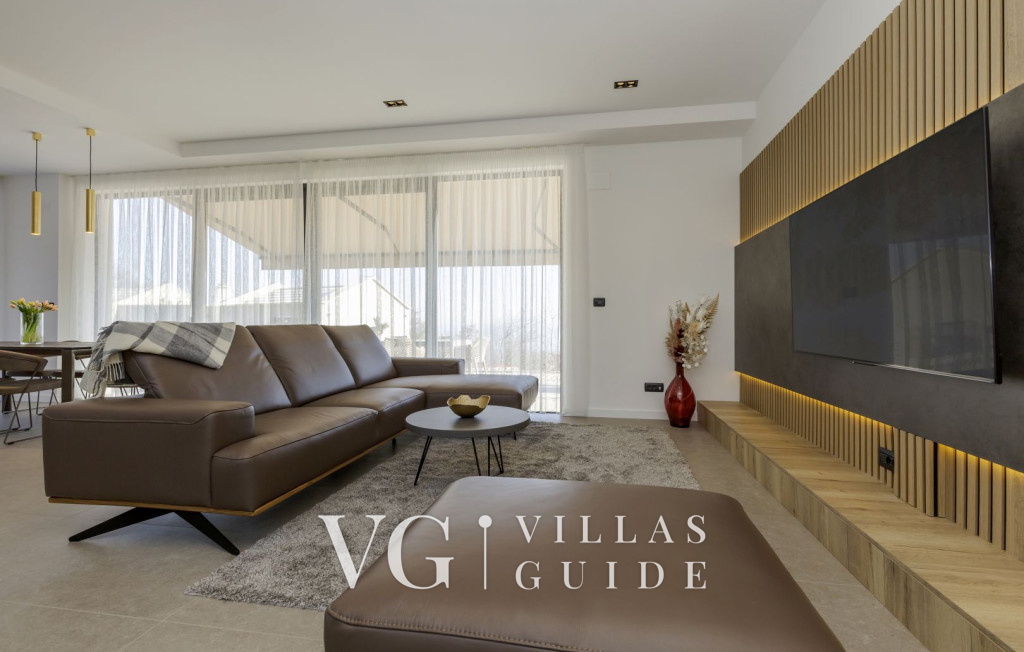 Casa Fani with seaview & pool & wellness Living room