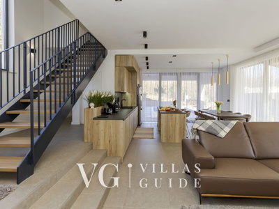 Casa Fani with seaview & pool & wellness Living room