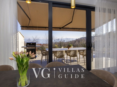 Casa Fani with seaview & pool & wellness Kitchen