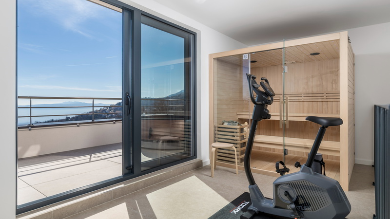 Casa Fani with seaview & pool & wellness