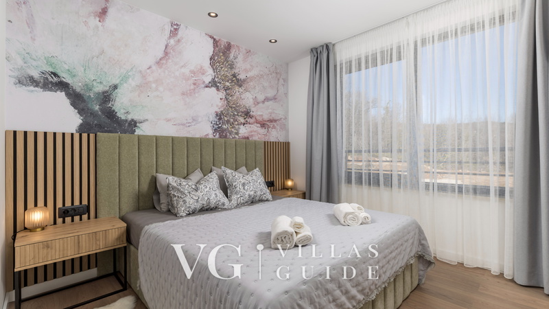 Casa Fani with seaview & pool & wellness Bedroom