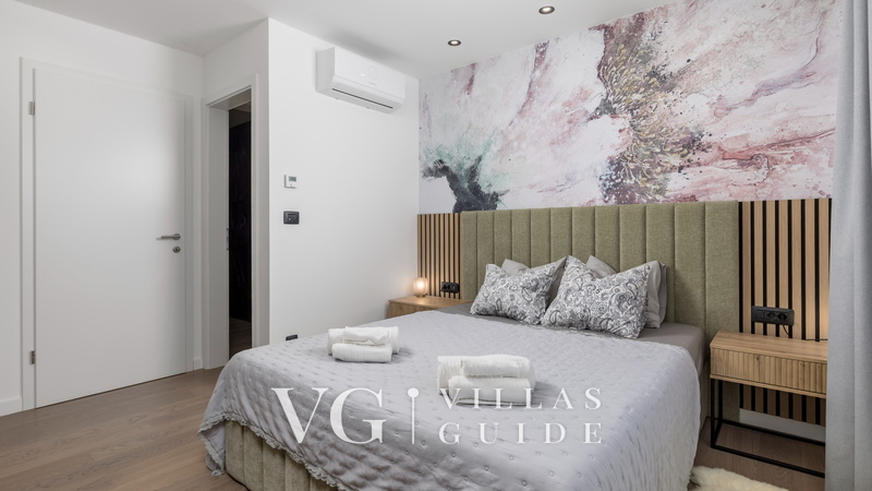 Casa Fani with seaview & pool & wellness Bedroom