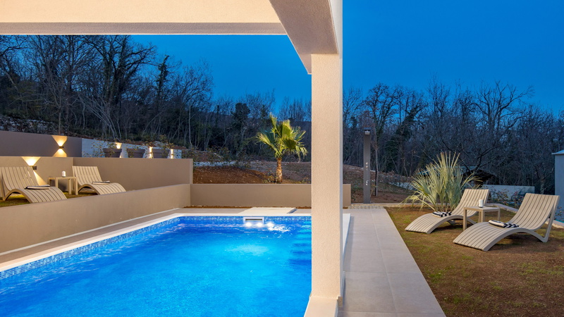 Casa Fani with seaview & pool & wellness