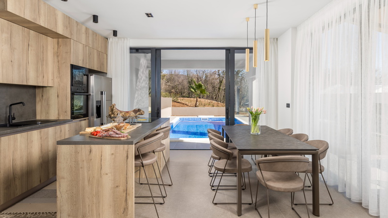 Casa Fani with seaview & pool & wellness