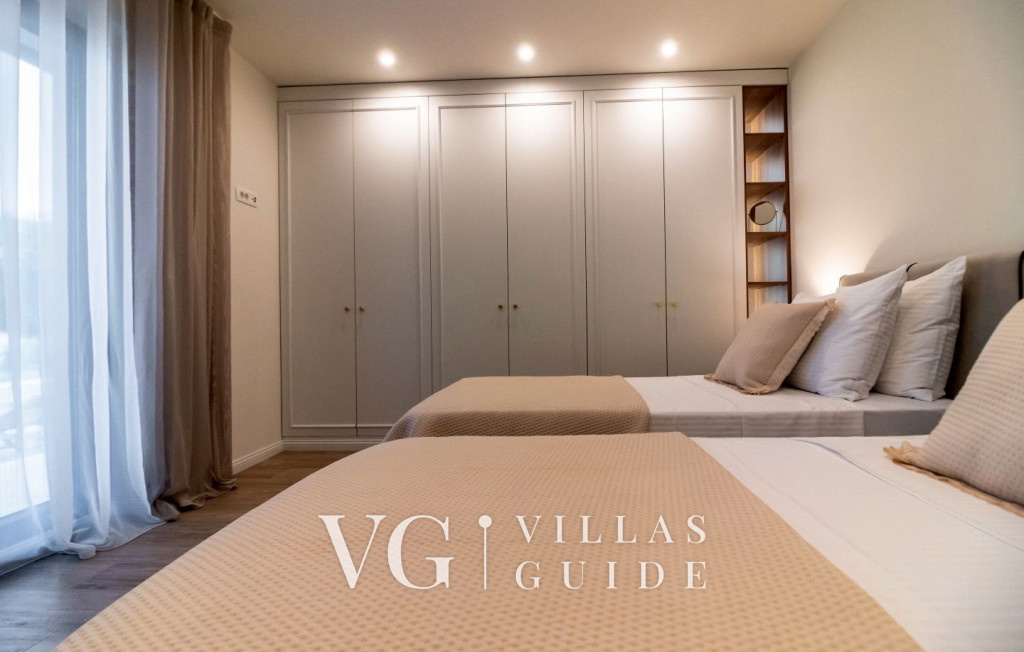 Modern Istrian Villa Lere with Pool, BBQ Lounge & Activities Schlafzimmer