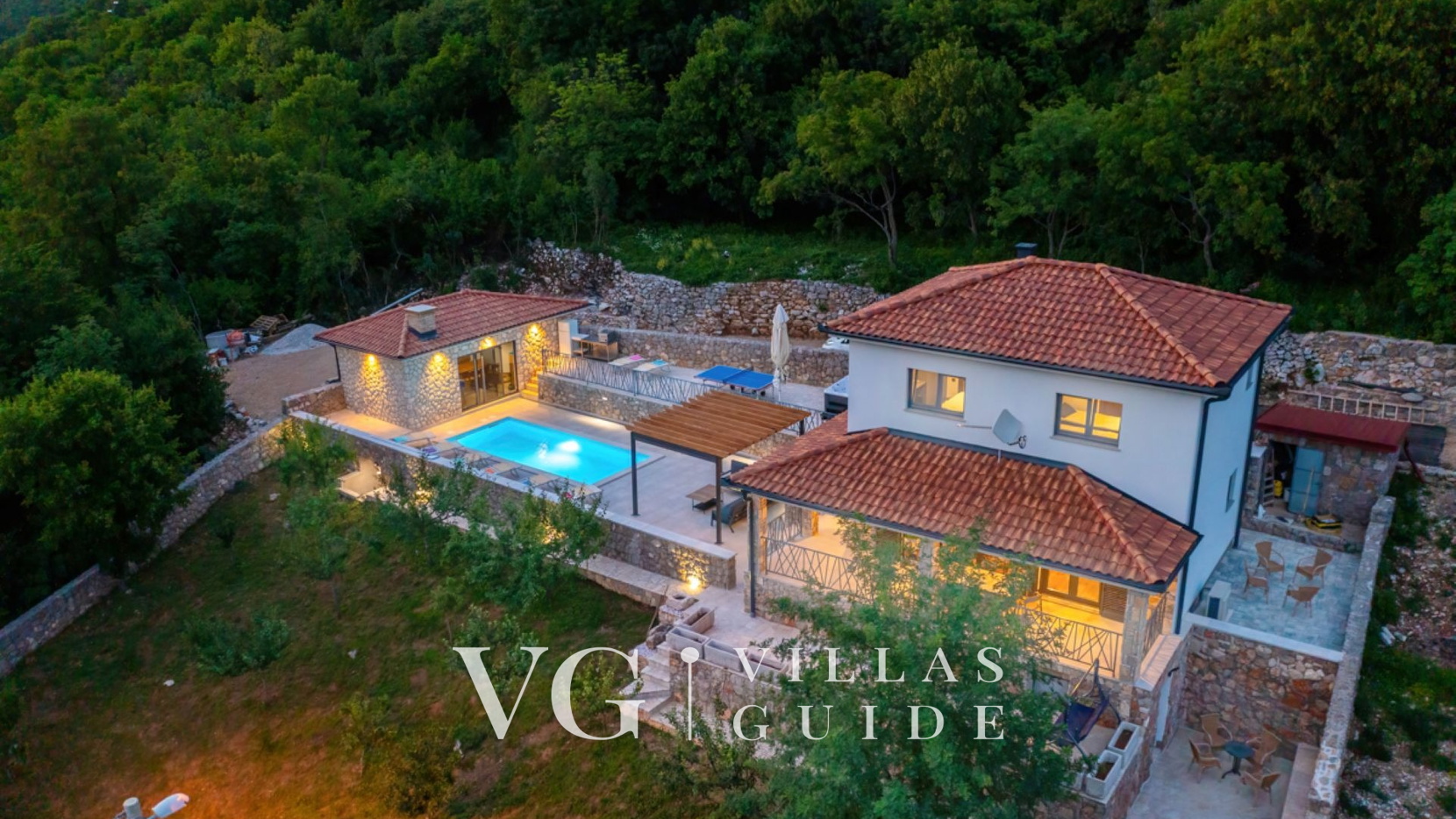 Villa Casa Verde with pool&whirpool Garten und Außenbereich